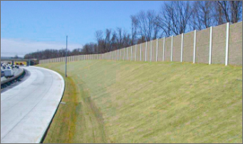 Road with grass and a fence